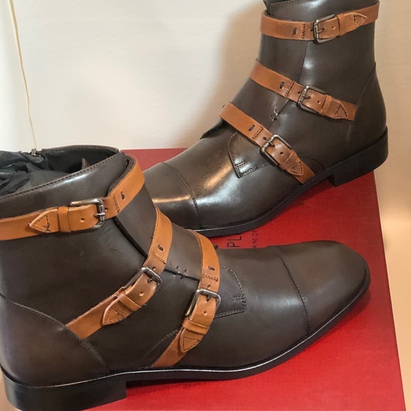 Donald J Pliner Men’s Chocolate Lux Calf main image 5